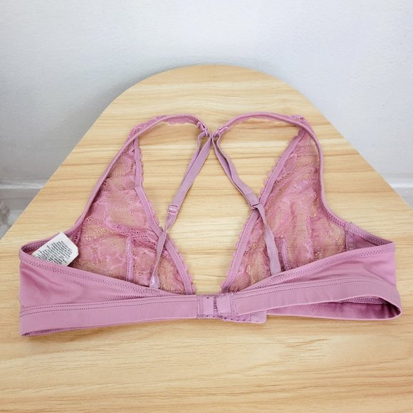 Calvin Klein Soft Pink Lace Bralette - Picture 2 of 5